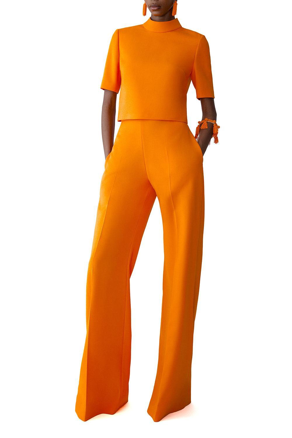 Mock Neck Crop Top-TIGERLIL-4-CLOTHINGTOPKNITS-CAROLINA HERRERA