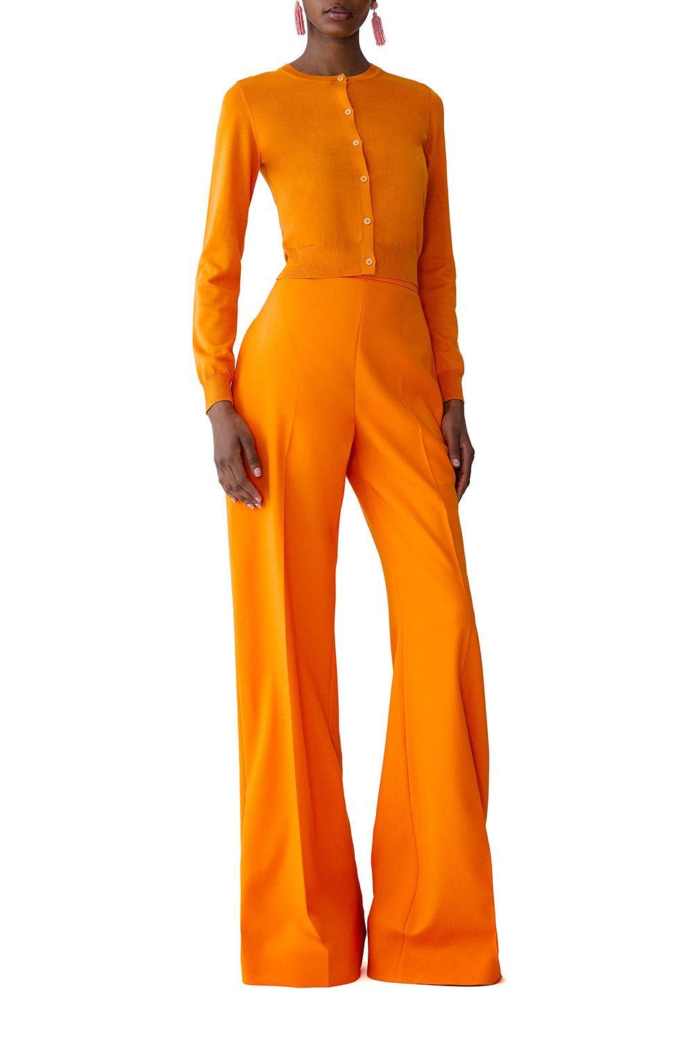 Long Sleeve Cardigan - Sunset-SUNSET-XS-CLOTHINGTOPCARDIGAN-CAROLINA HERRERA