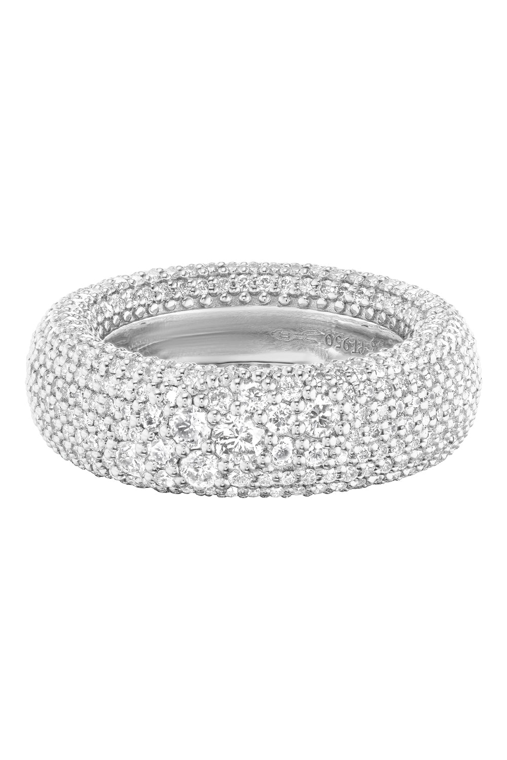 Diamond Gauge Ring - Platinum