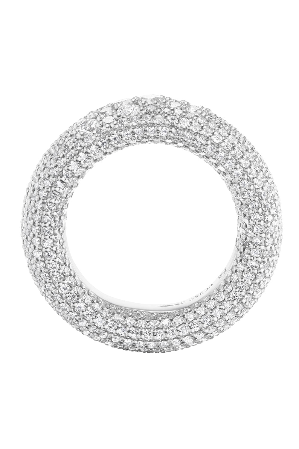 Diamond Gauge Ring - Platinum