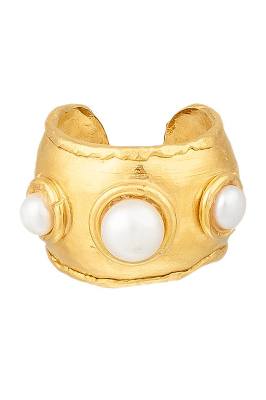Pearl Dune Ring-YELLOW-7-JEWELRYBOUTIQUERING-SYLVIA TOLEDANO