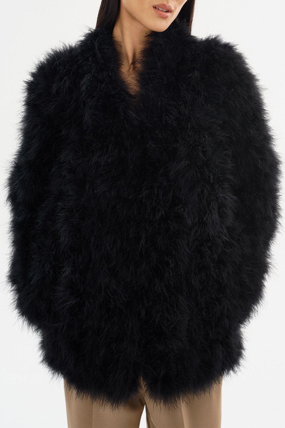 Rabea Jacket - Black-BLACK-XS-CLOTHINGJACKETCASUAL-LAMARQUE