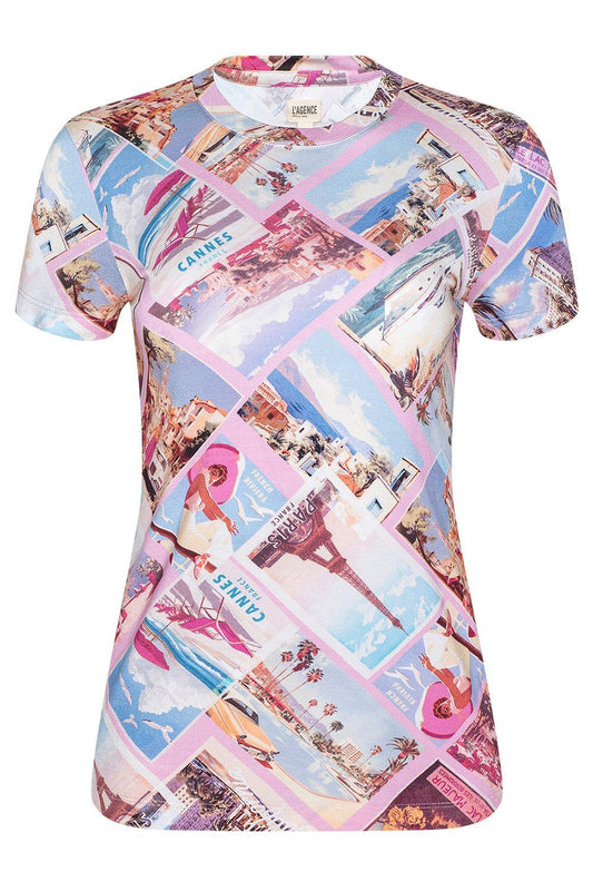 Ressi Tee - Postcard-PINK-XS-CLOTHINGTOPT-SHIRT-L'AGENCE