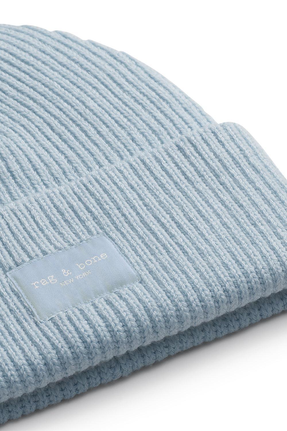Blake Beanie - Sky Blue-BLUE-O/S-ACCESSORIEHEADWEAR-RAG & BONE