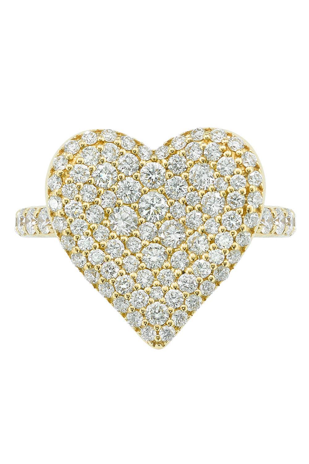 Diamond Fortune Heart Ring-YELLOW GOLD-5.25-JEWELRYFINE JEWELRING-ROBINSON PELHAM