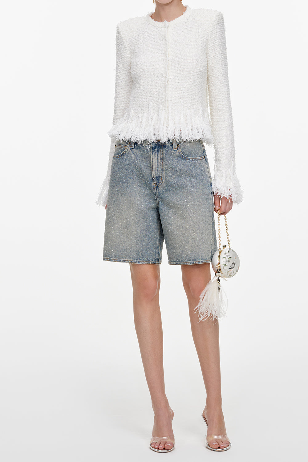 Fringe Knit Cardigan