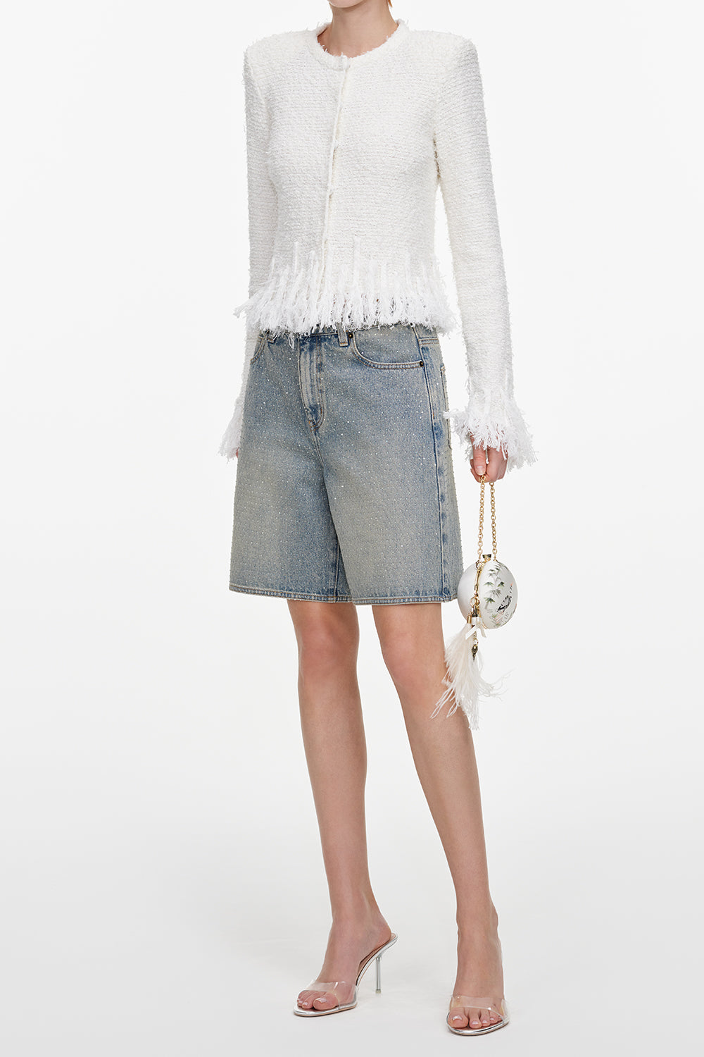 Fringe Knit Cardigan