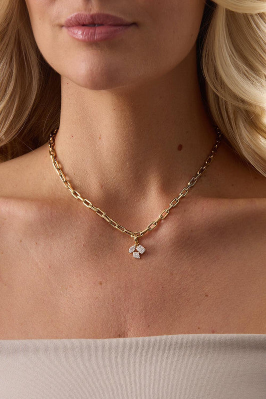 Diamond Reverie Charm-YELLOW GOLD-JEWELRYFINE JEWELPENDANT-SARA WEINSTOCK