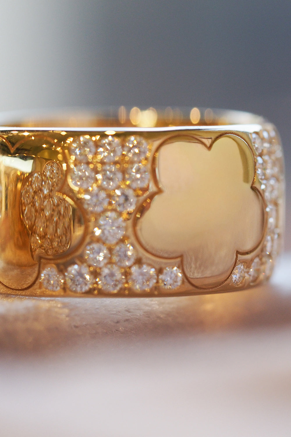 Diamond Ferris Wheel Cigar Band Ring