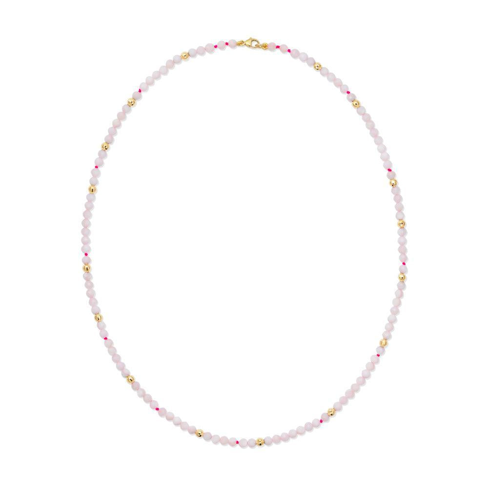 Blanc Utopia Beaded Necklace-YELLOW GOLD-20-JEWELRYFINE JEWELNECKLACE O-ROBINSON PELHAM