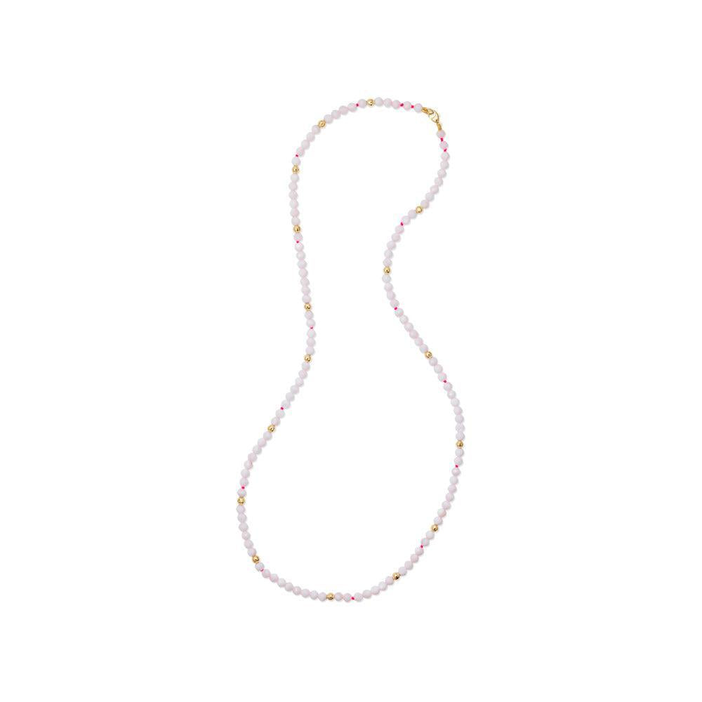 Blanc Utopia Beaded Necklace-YELLOW GOLD-24-JEWELRYFINE JEWELNECKLACE O-ROBINSON PELHAM