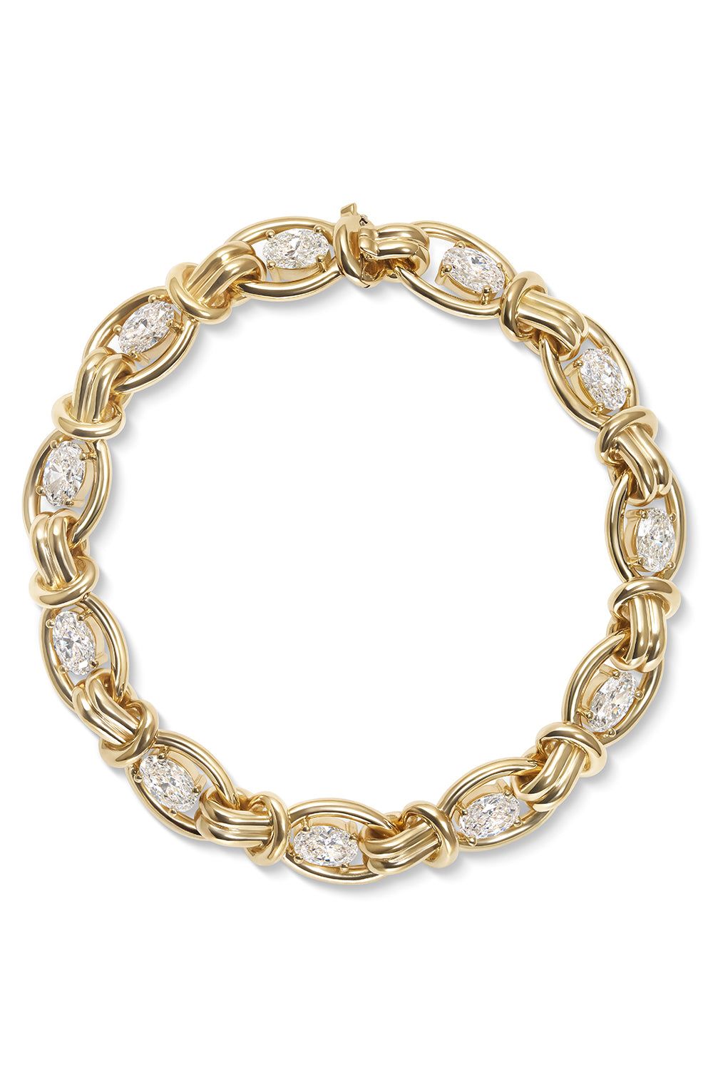 Diamond Oval Rocky Bracelet