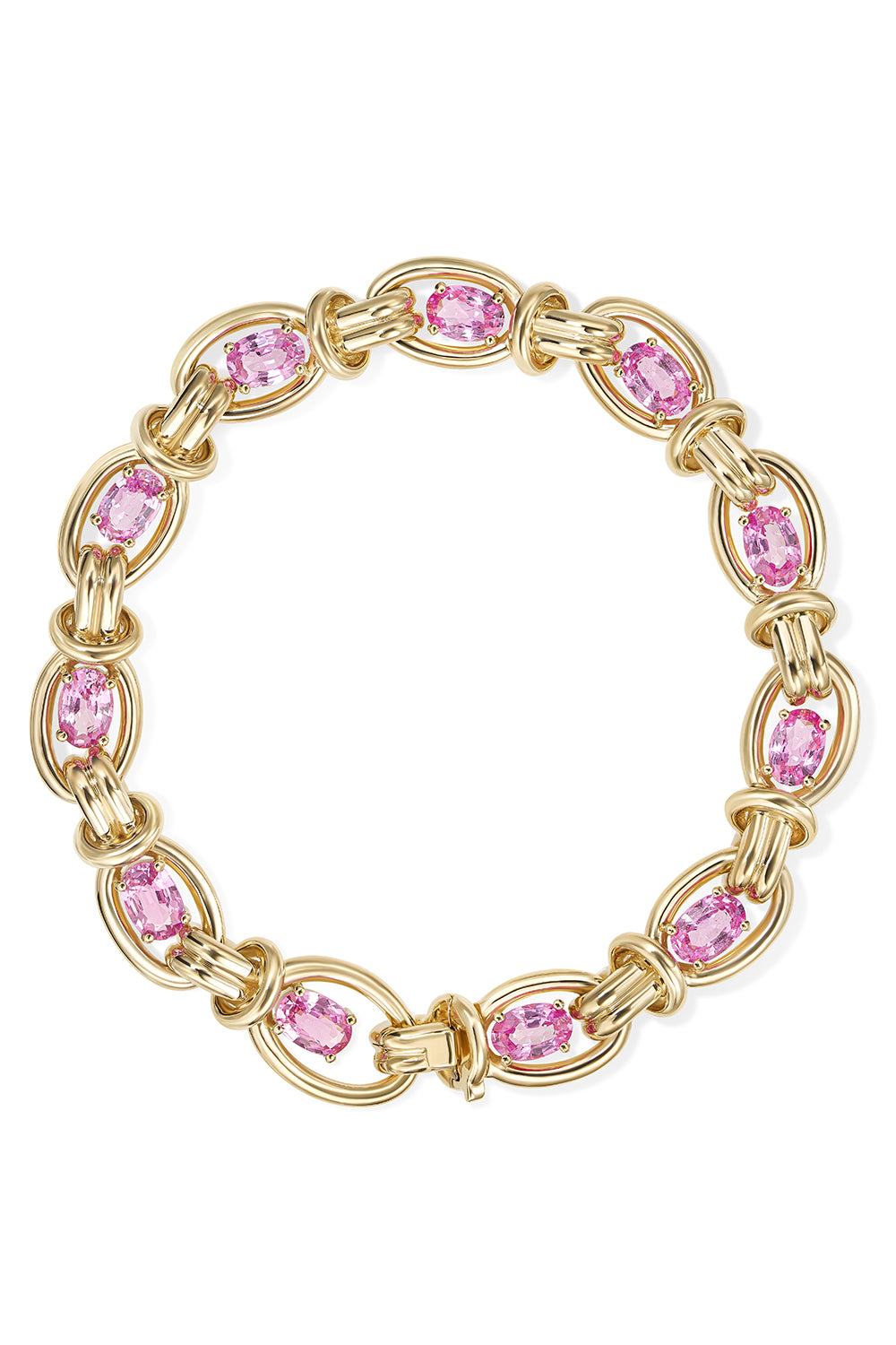 Pink Sapphire Rocky Bracelet