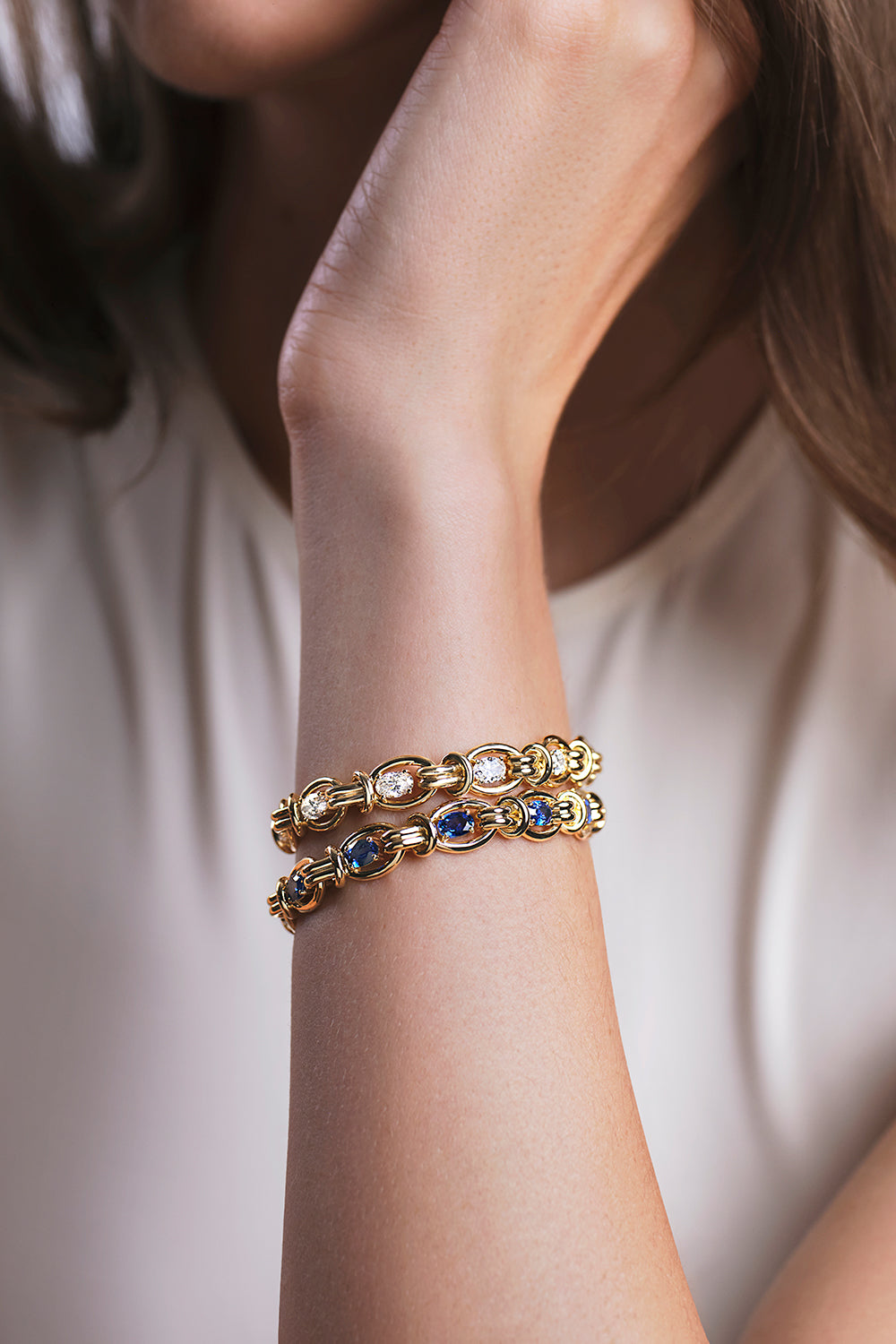 Blue Sapphire Rocky Bracelet