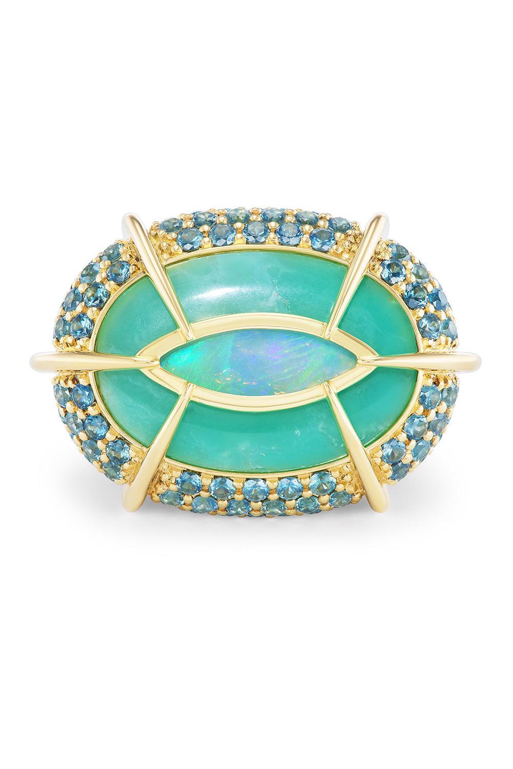 Australian Opal Ombre Evil Eye Ring-YELLOW GOLD-7-JEWELRYFINE JEWELRING-MEREDITH YOUNG