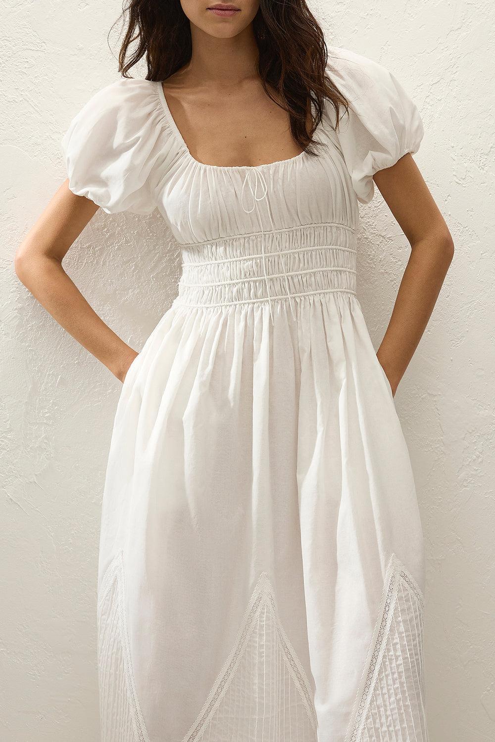 Sunniva Midi Dress-WHITE-2-CLOTHINGDRESSCASUAL-FAITHFULL