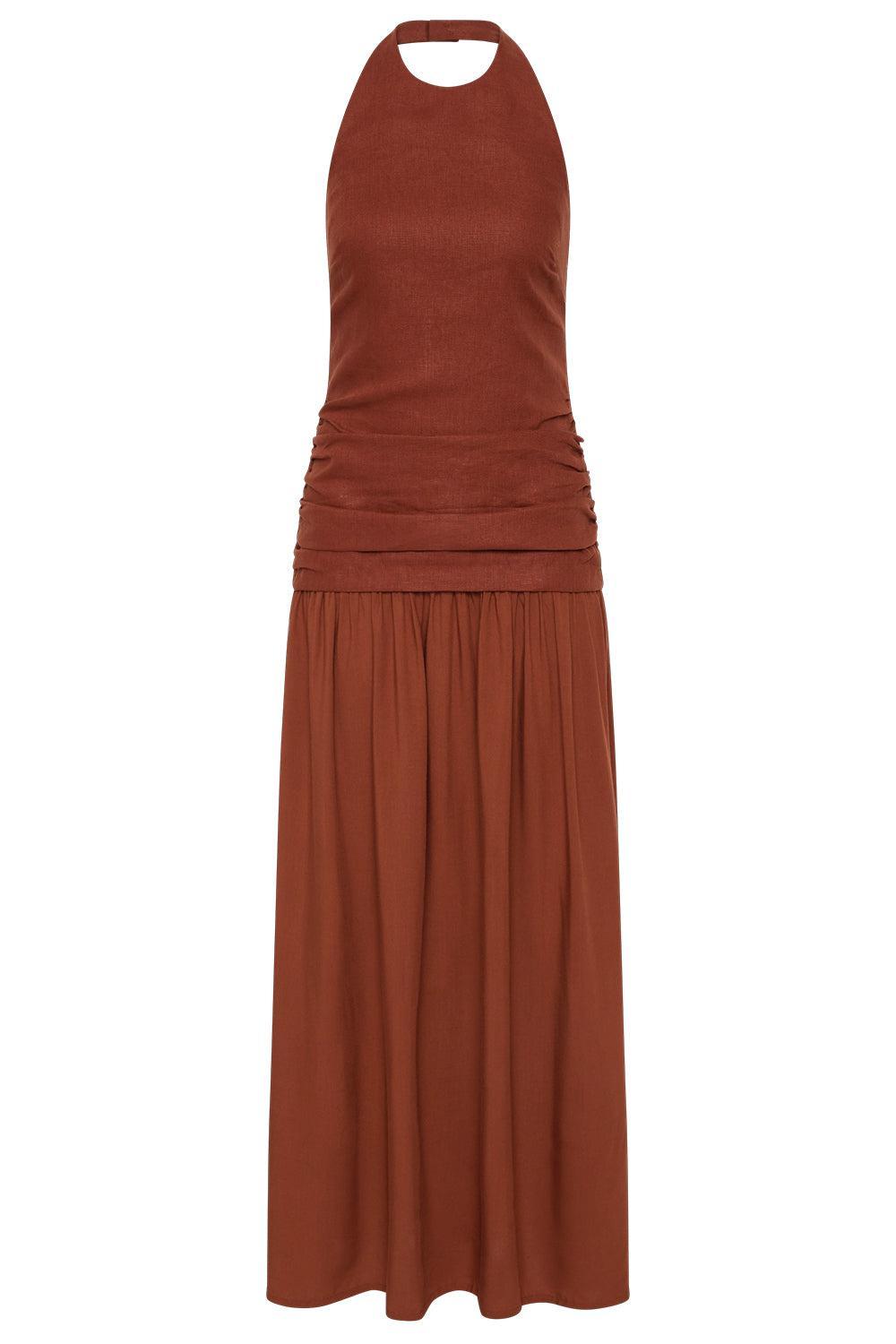 Tali Maxi Dress-BROWN-2-CLOTHINGDRESSCASUAL-FAITHFULL