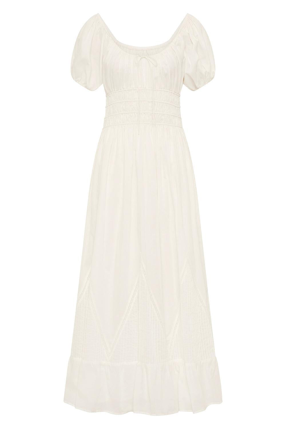 Sunniva Midi Dress-WHITE-2-CLOTHINGDRESSCASUAL-FAITHFULL