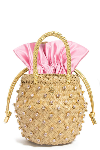 Nina Crystal Bag - Pink | LE NINE – Marissa Collections