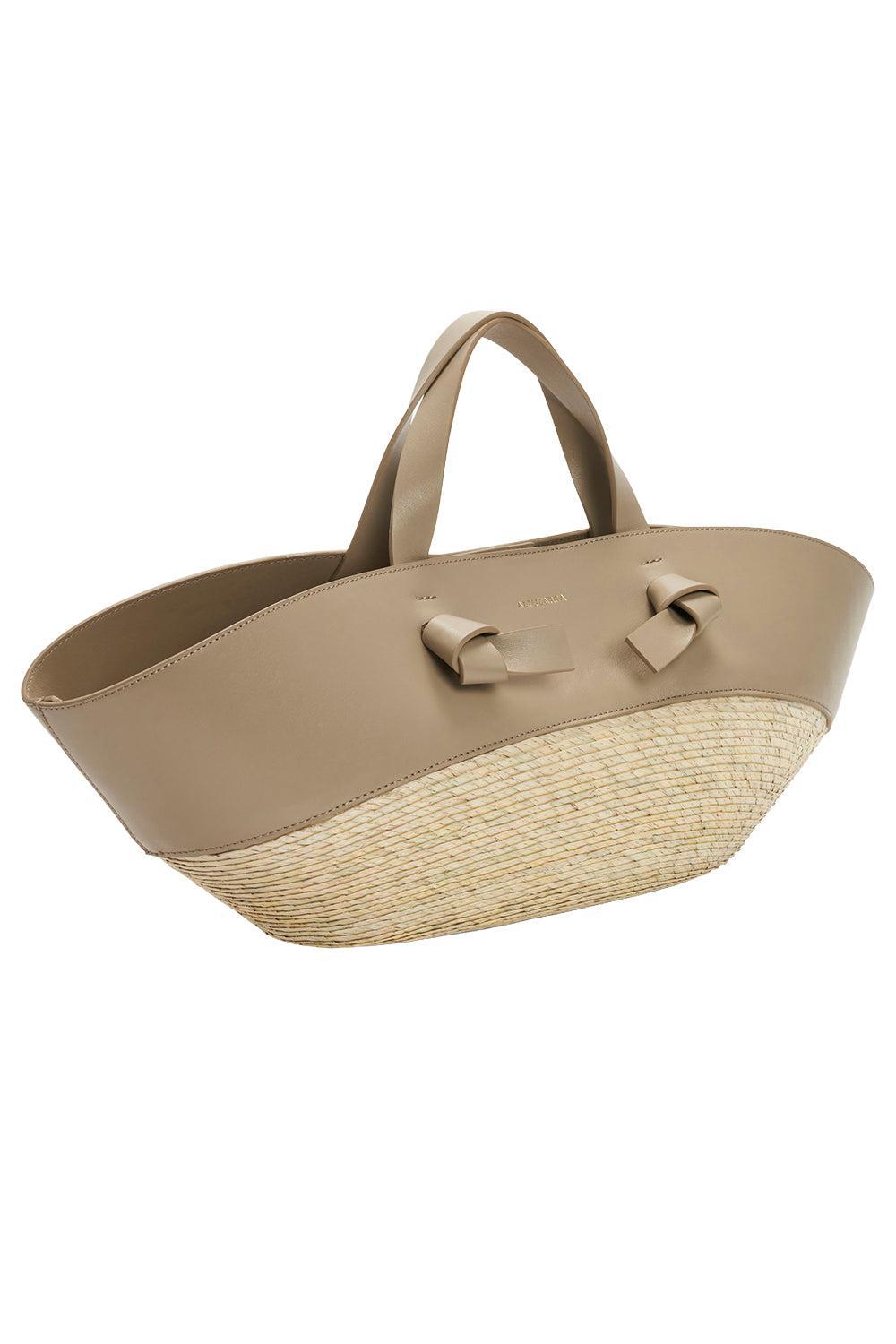 Knot Small Basket Bag - Mouton-CREAM-HANDBAGTOTES-ALTUZARRA