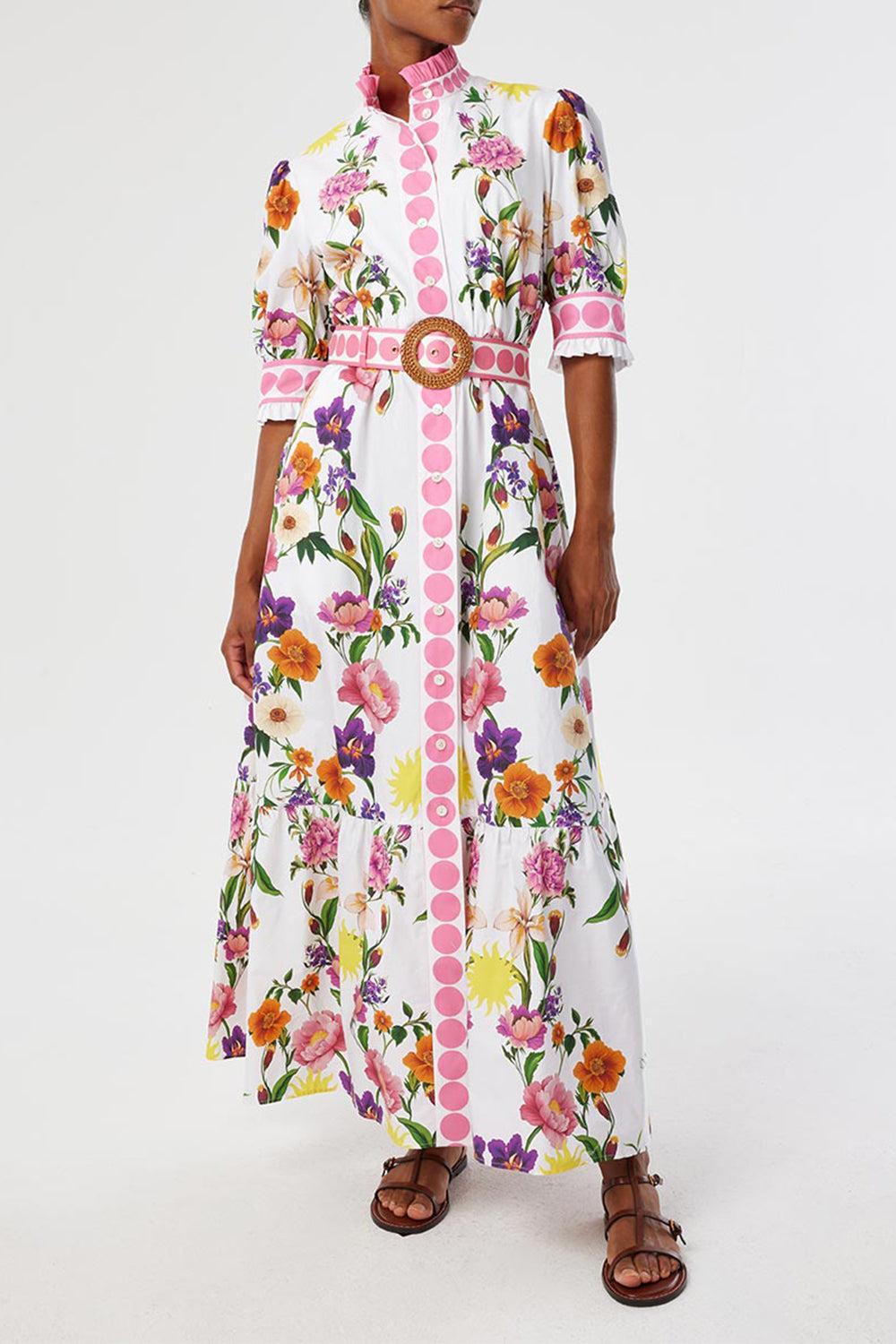 Marni Dress - Botanica Placement-FLORAL-2-CLOTHINGDRESSCASUAL-BORGO DE NOR