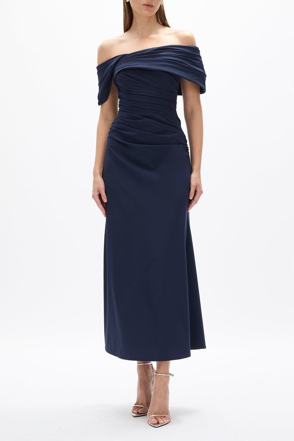 Gale Dress-NAVY-2-CLOTHINGDRESSCOCKTAIL-RACHEL GILBERT