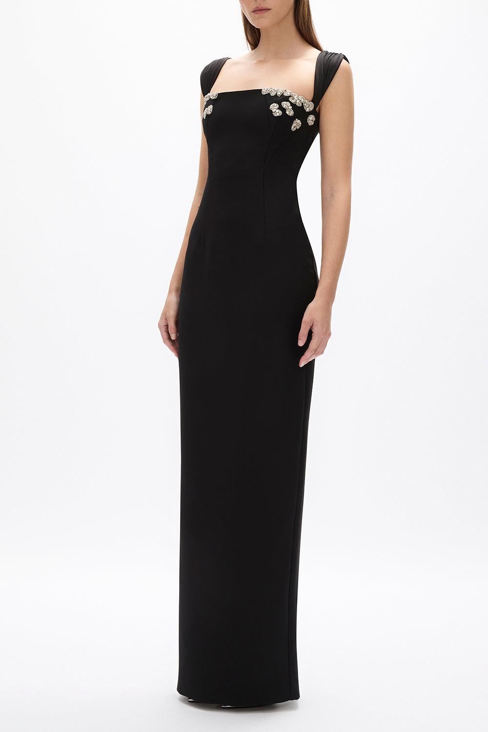 Malia Gown - Black-BLACK-4-CLOTHINGDRESSGOWN-RACHEL GILBERT