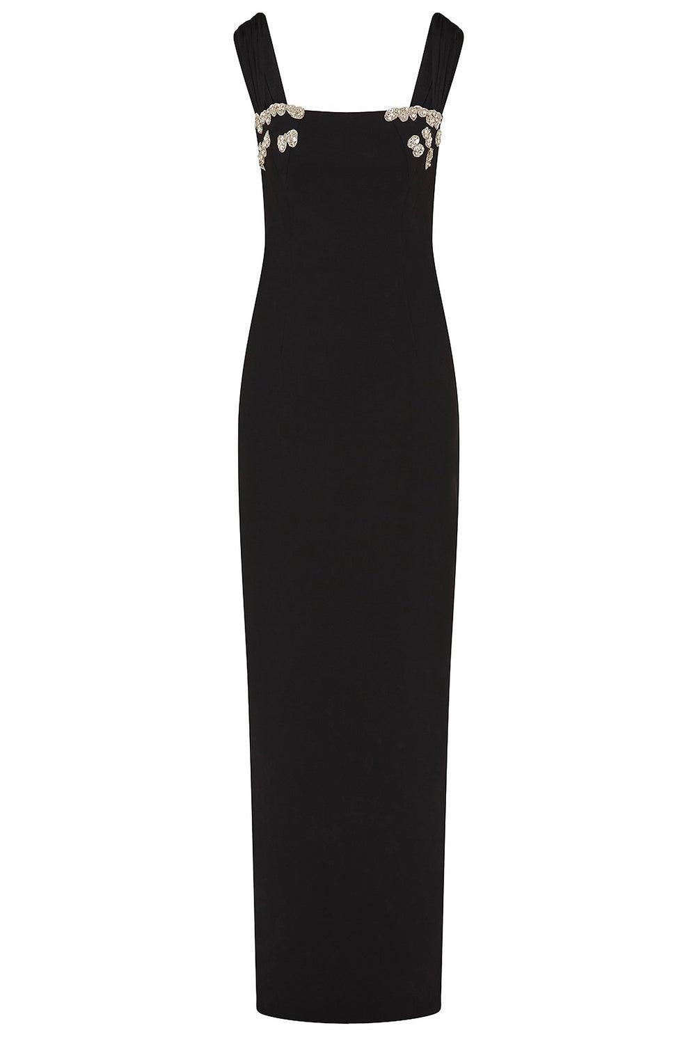 Malia Gown - Black-BLACK-4-CLOTHINGDRESSGOWN-RACHEL GILBERT