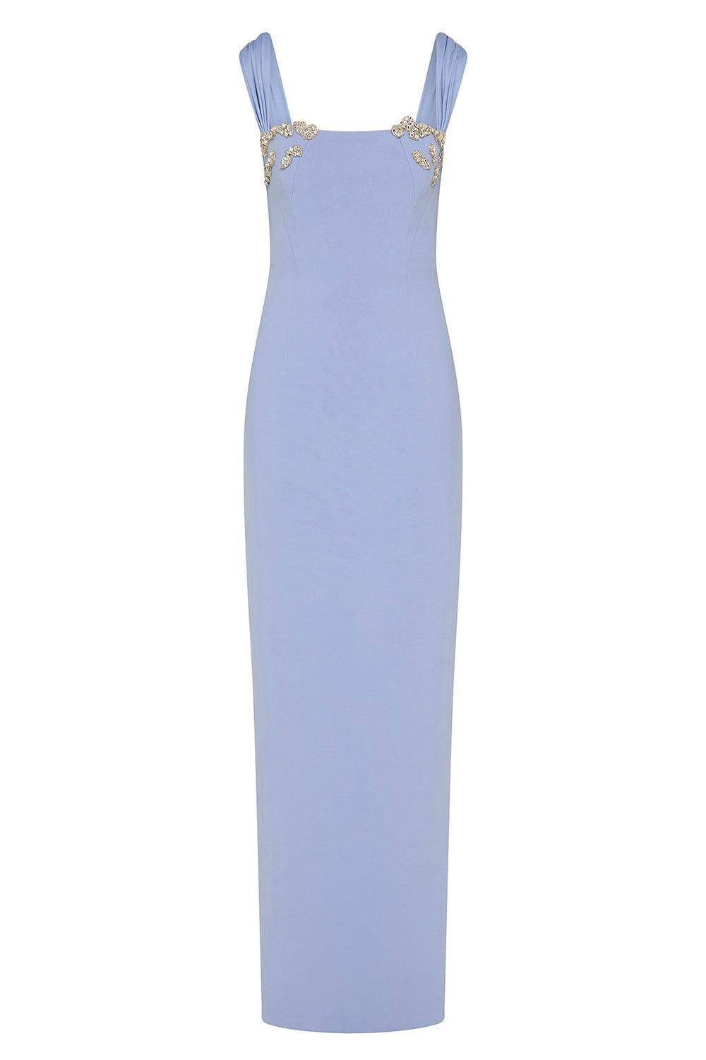 Malia Gown - Blue-BLUE-2-CLOTHINGDRESSGOWN-RACHEL GILBERT