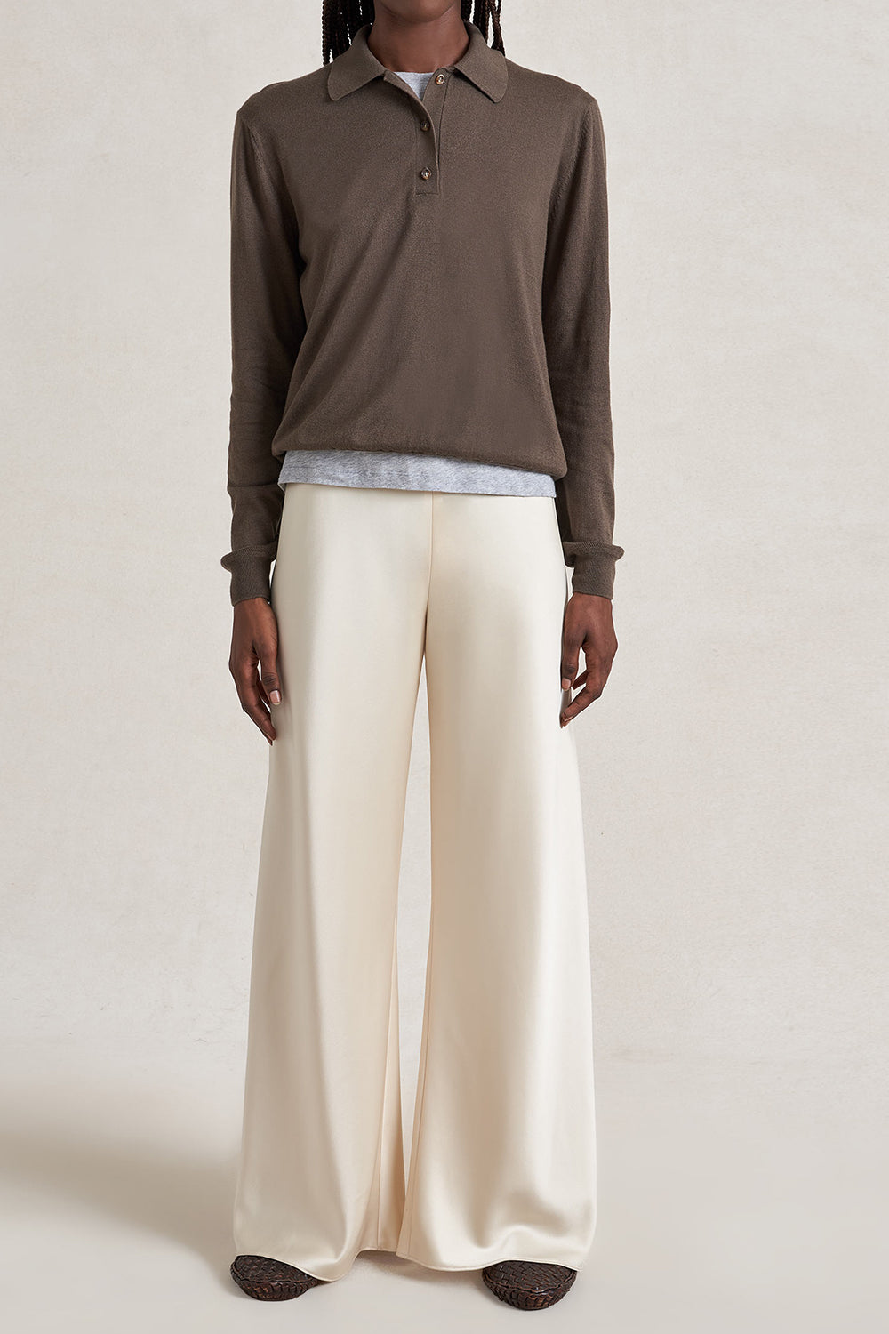 Colby Pant - Champagne-CREAM-XS-CLOTHINGPANTWIDE LEG-LA LIGNE