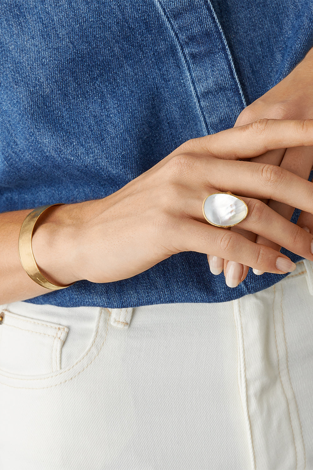Lunaria Medium Bangle Bracelet