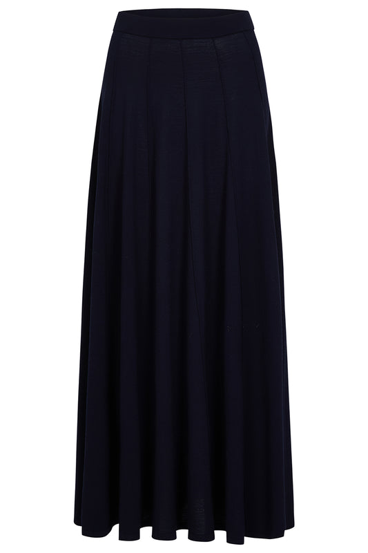 Seamed Maxi Skirt