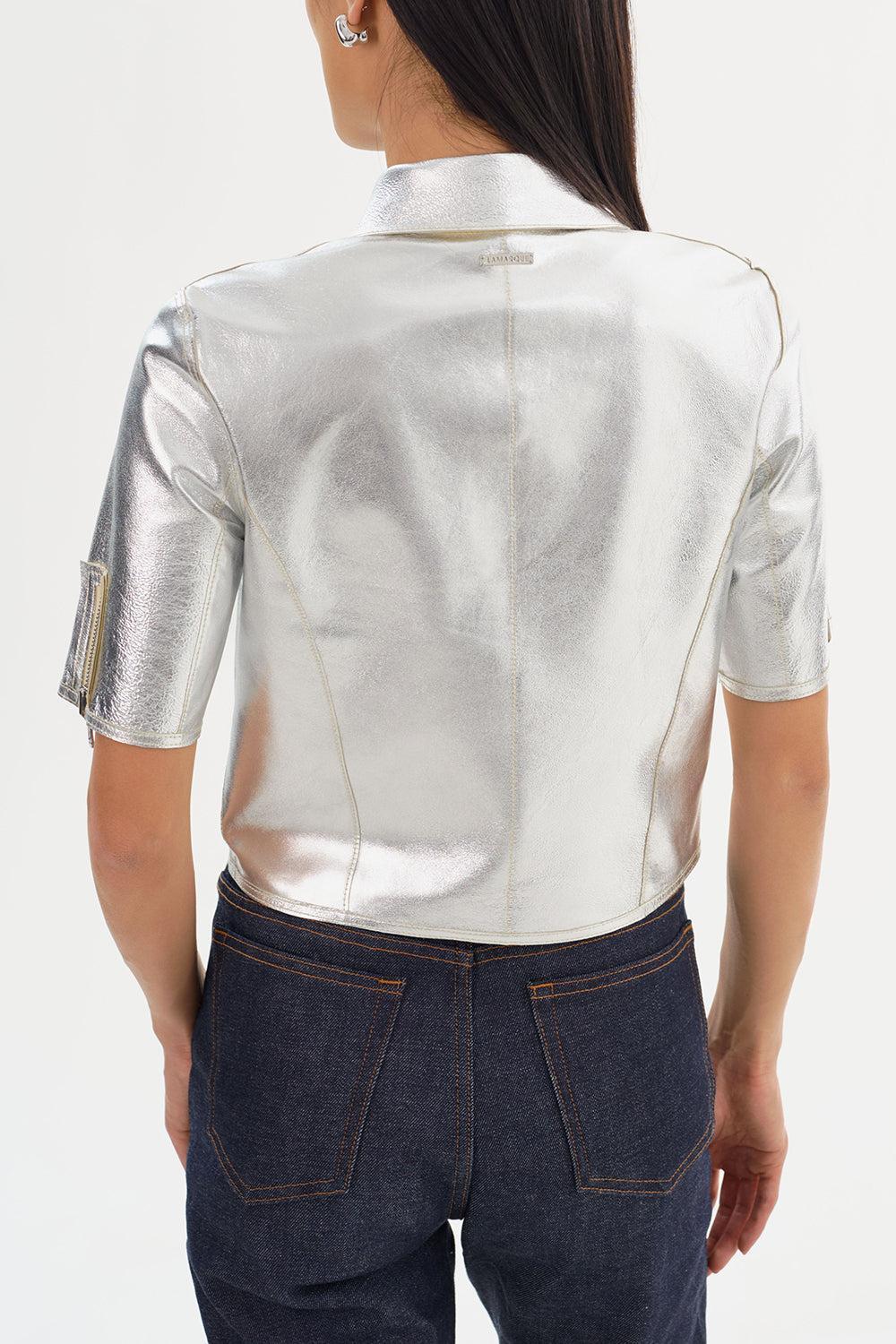 Sevana Jacket-LMN/SLV-XS-CLOTHINGJACKETLEATHER-LAMARQUE