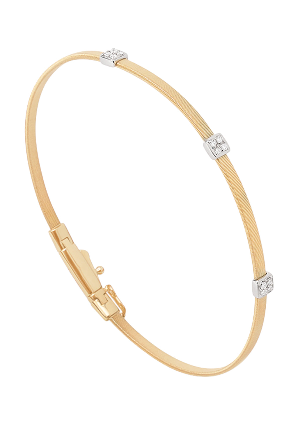Diamond Masai Coil Bangle Bracelet
