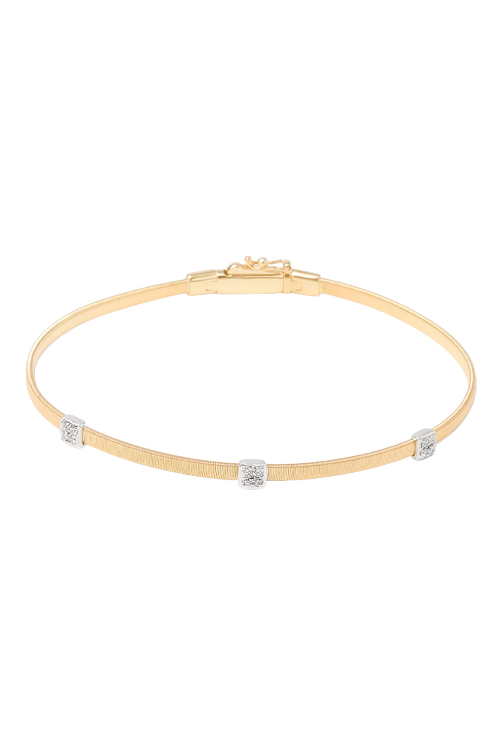 Diamond Masai Coil Bangle Bracelet