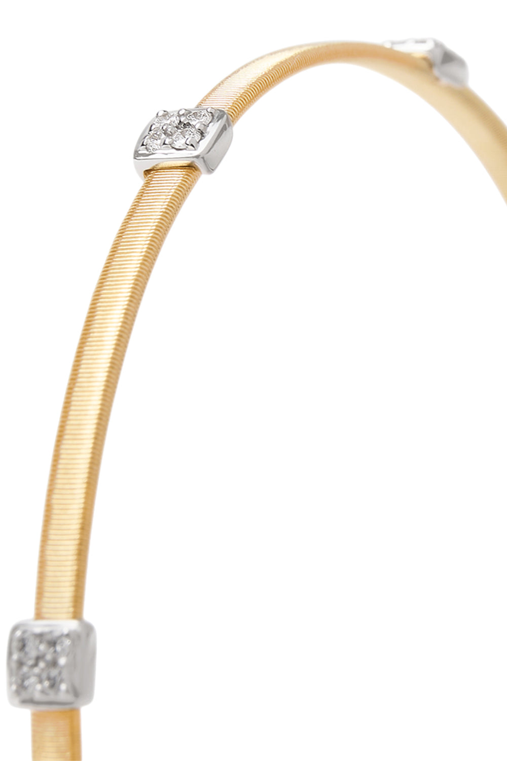 Diamond Masai Coil Bangle Bracelet
