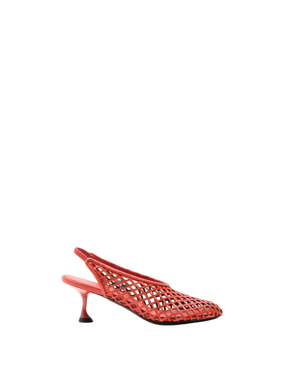 Tee Perforated Slingback Pumps