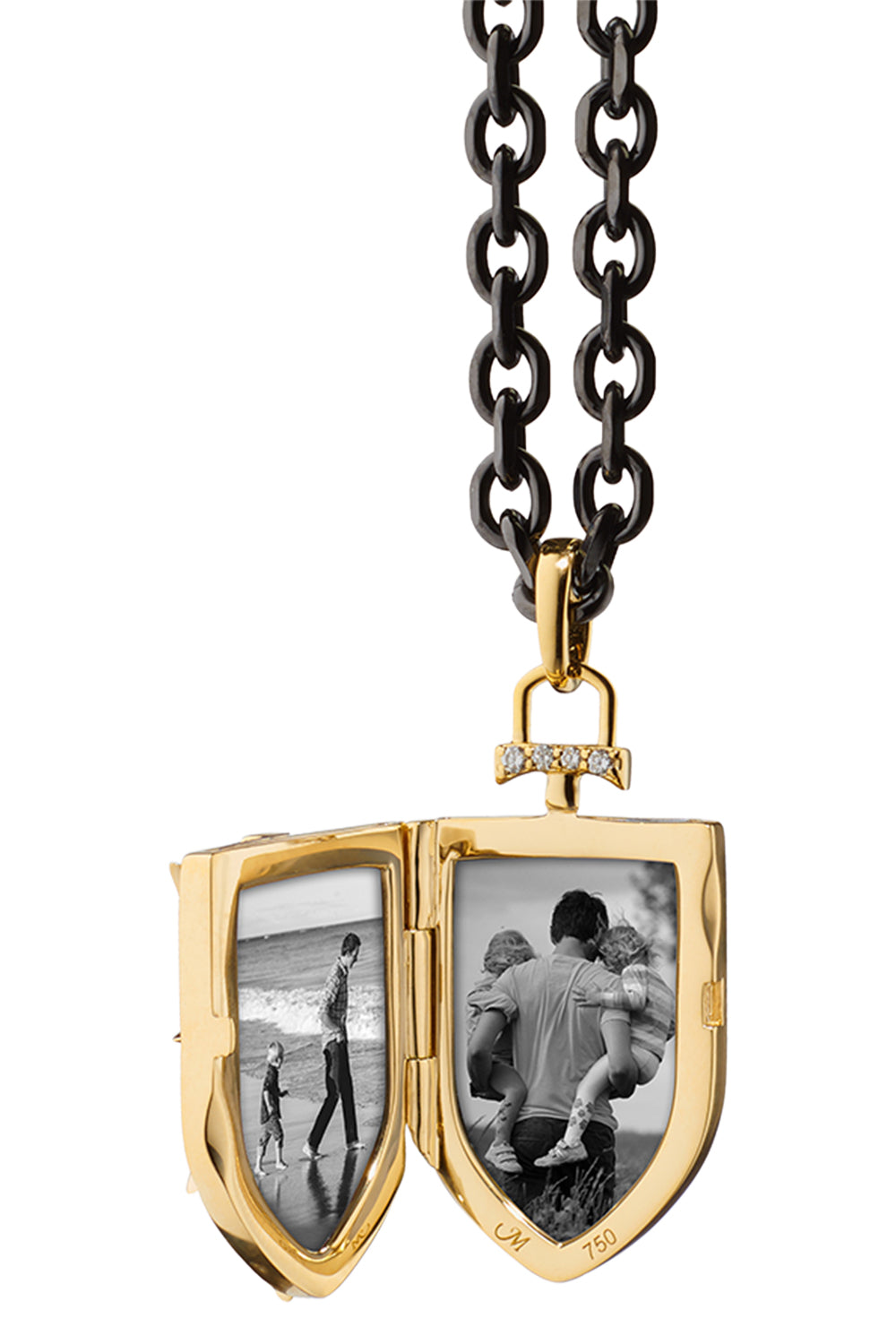 Fearless Shield Locket Necklace