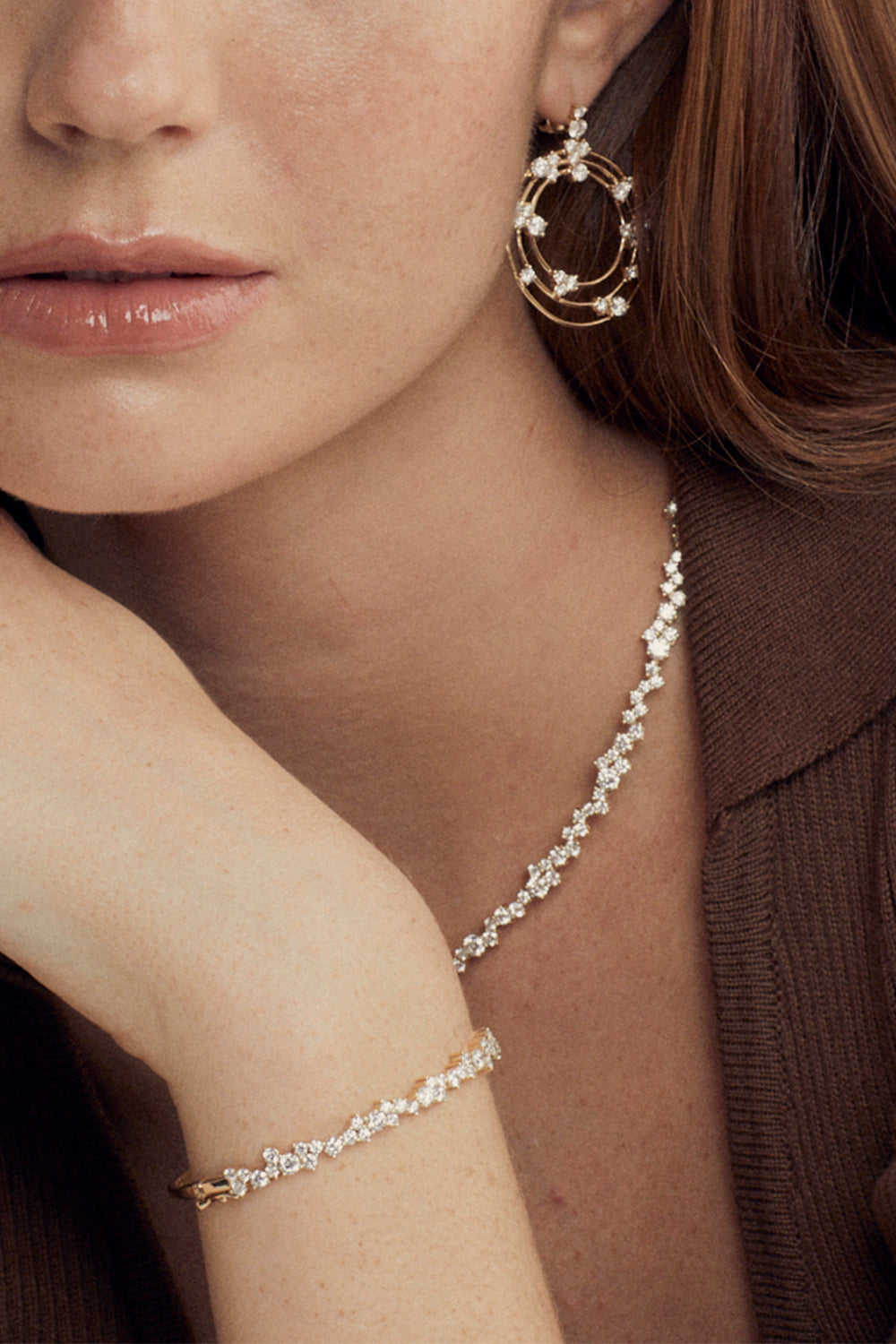 Diamond Eternity Cocktail Necklace