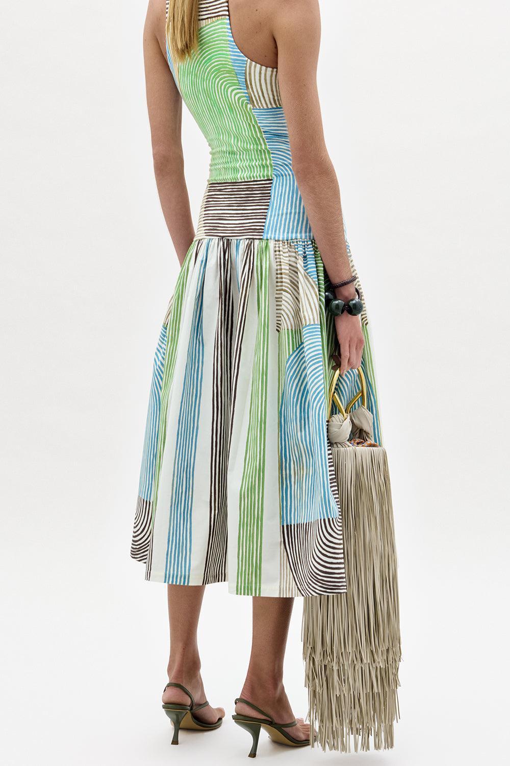 Jamelia Dress-GREEN-XS-CLOTHINGDRESSCASUAL-SILVIA TCHERASSI