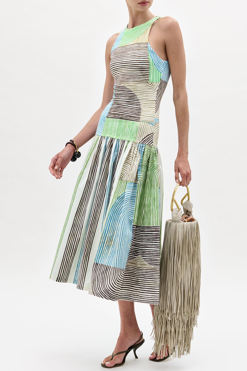 Jamelia Dress-GREEN-XS-CLOTHINGDRESSCASUAL-SILVIA TCHERASSI