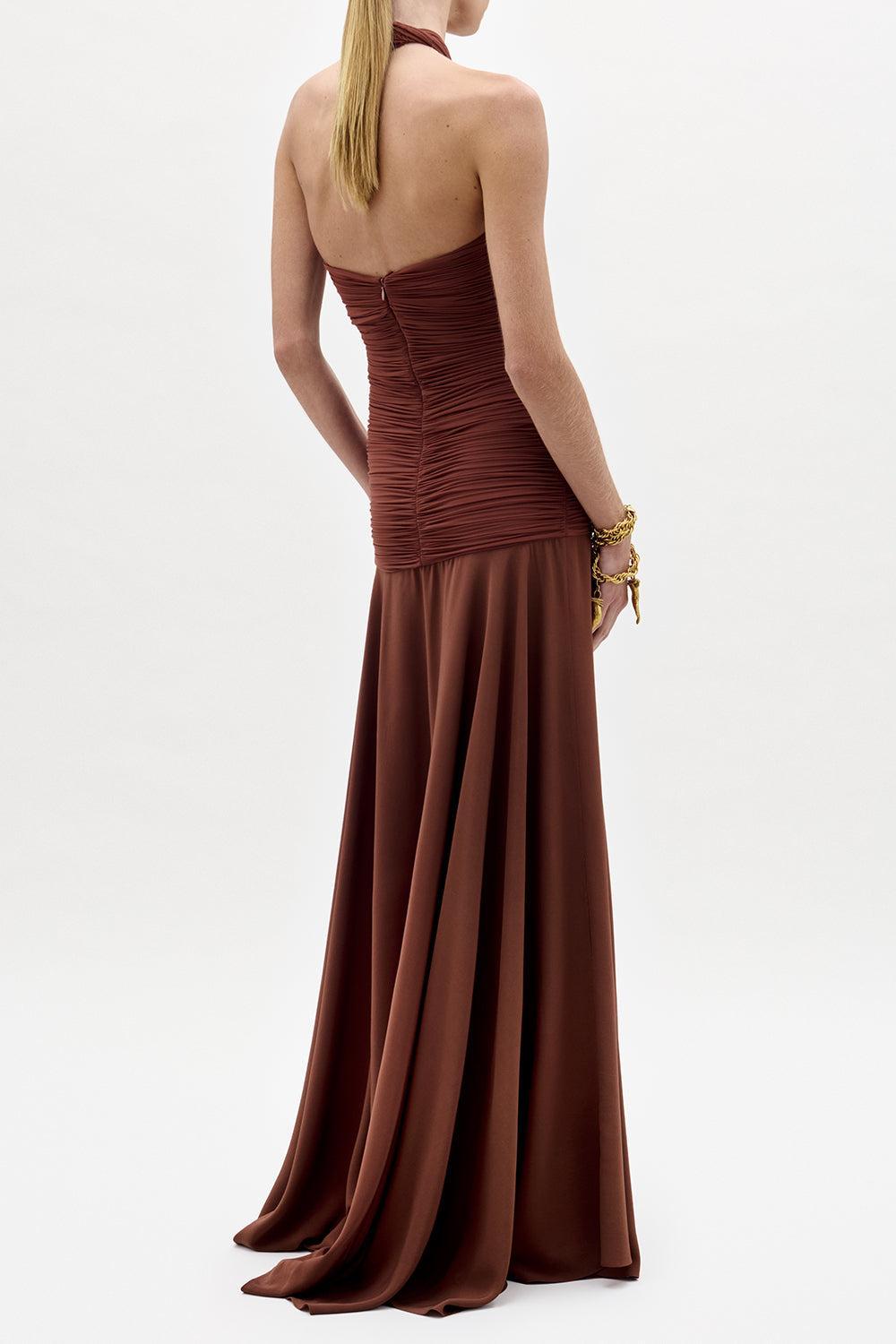 Moira Dress-BROWN-S-CLOTHINGDRESSCOCKTAIL-SILVIA TCHERASSI