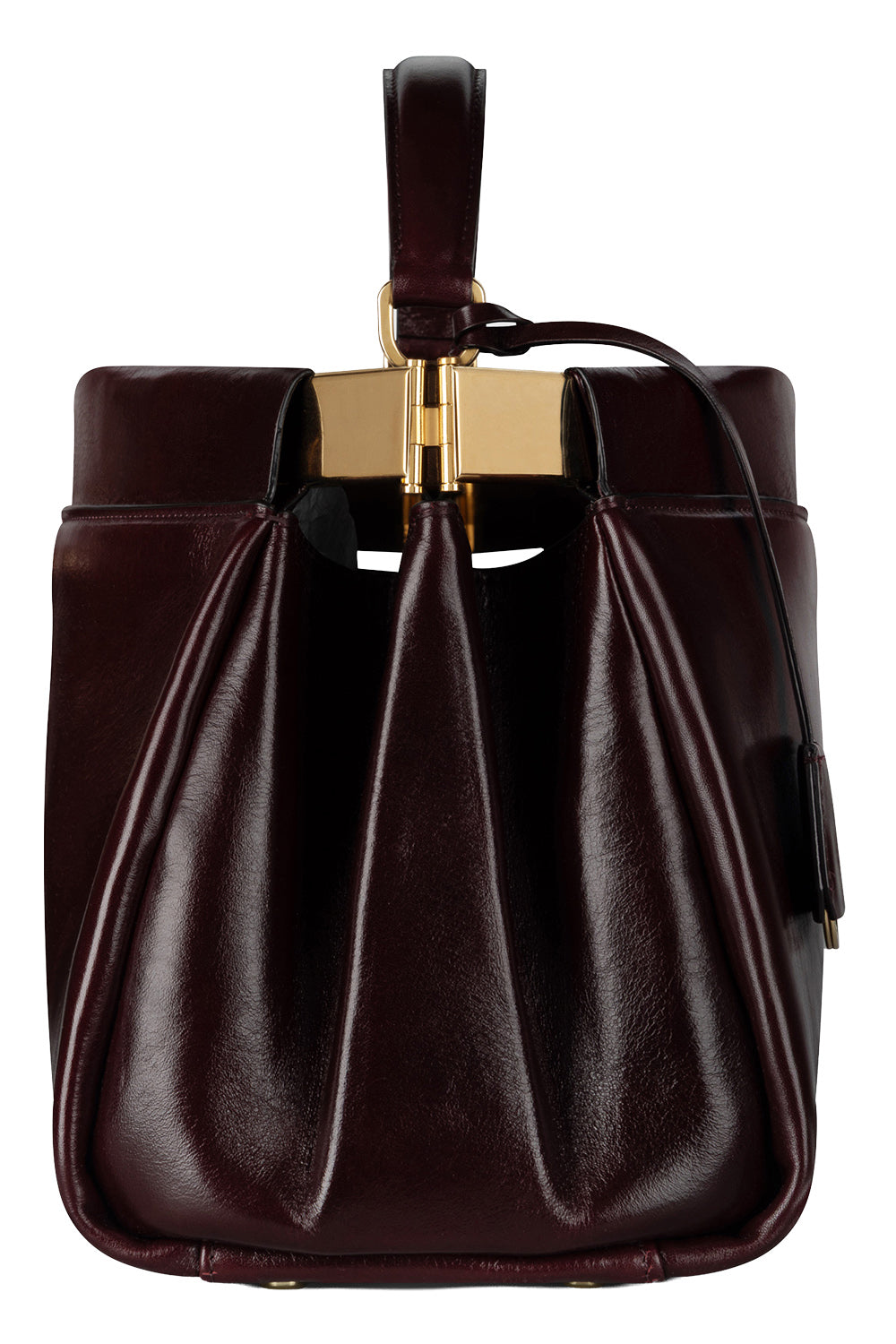 Sloane Frame Bag - Dark Burgundy