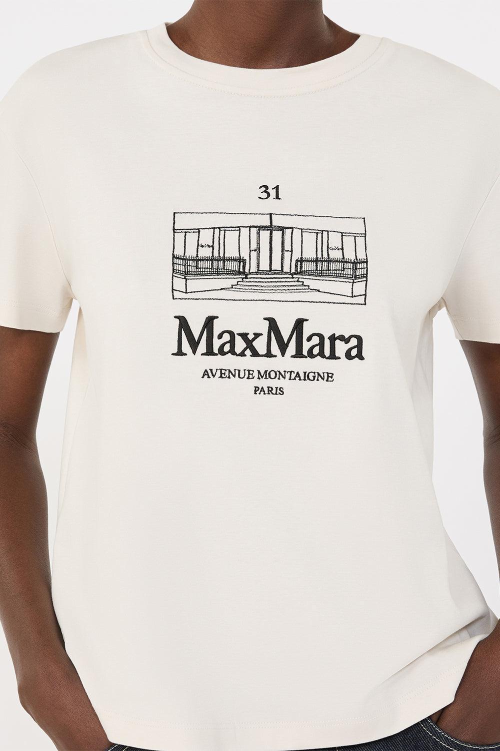 Logo Tee-SAND-S-CLOTHINGTOPT-SHIRT-MAX MARA