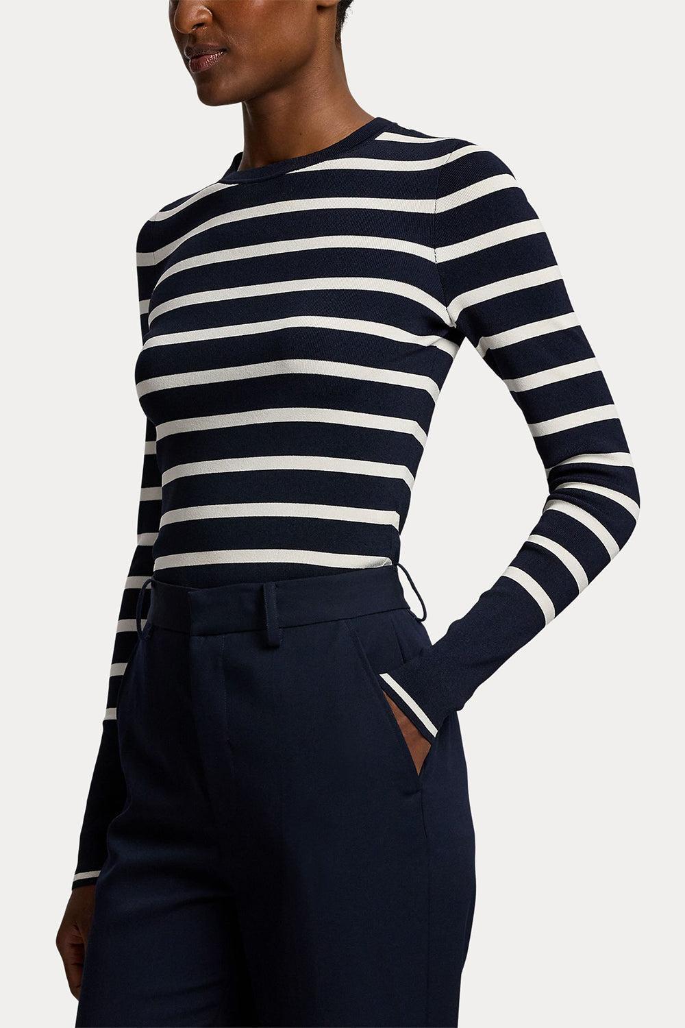 Striped Crewneck Sweater-STRIPE-XS-CLOTHINGTOPKNITS-RALPH LAUREN