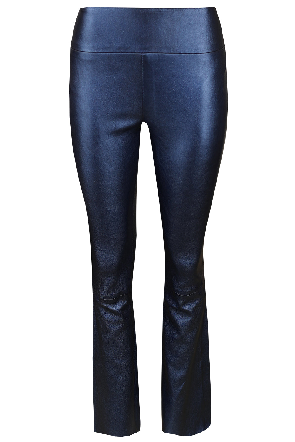 Ankle Flare Legging - Metallic Navy