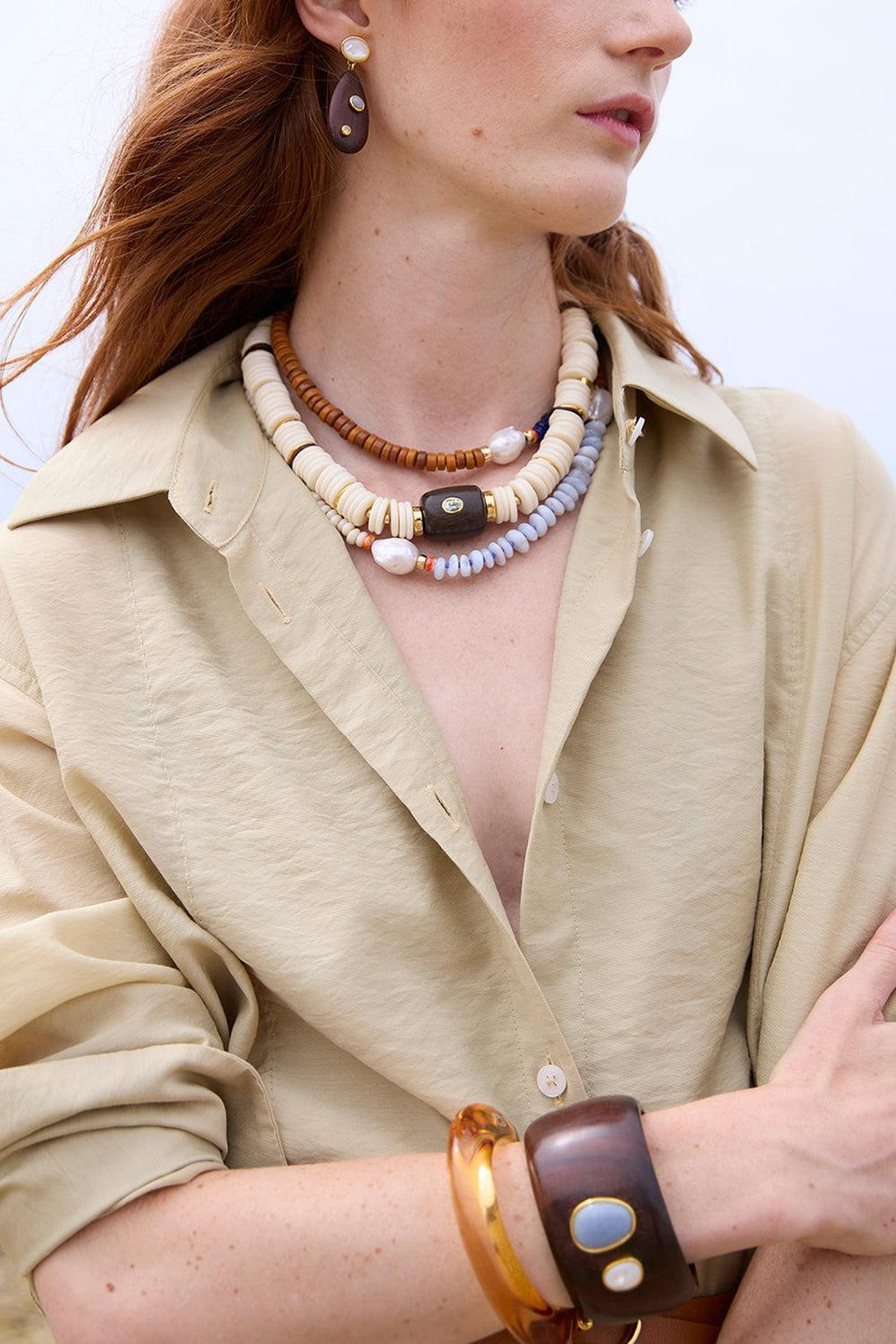 Lanna Cuff Bracelet LIZZIE FORTUNATO – Marissa Collections