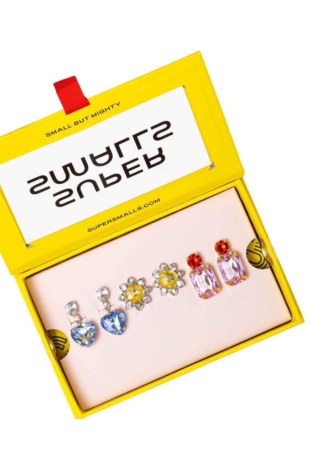 Dinner & A Movie Clip-On Earring Set-MULTI-ACCESSORIEGIFT-SUPER SMALLS