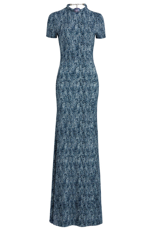 Yara Dress - Blue Print