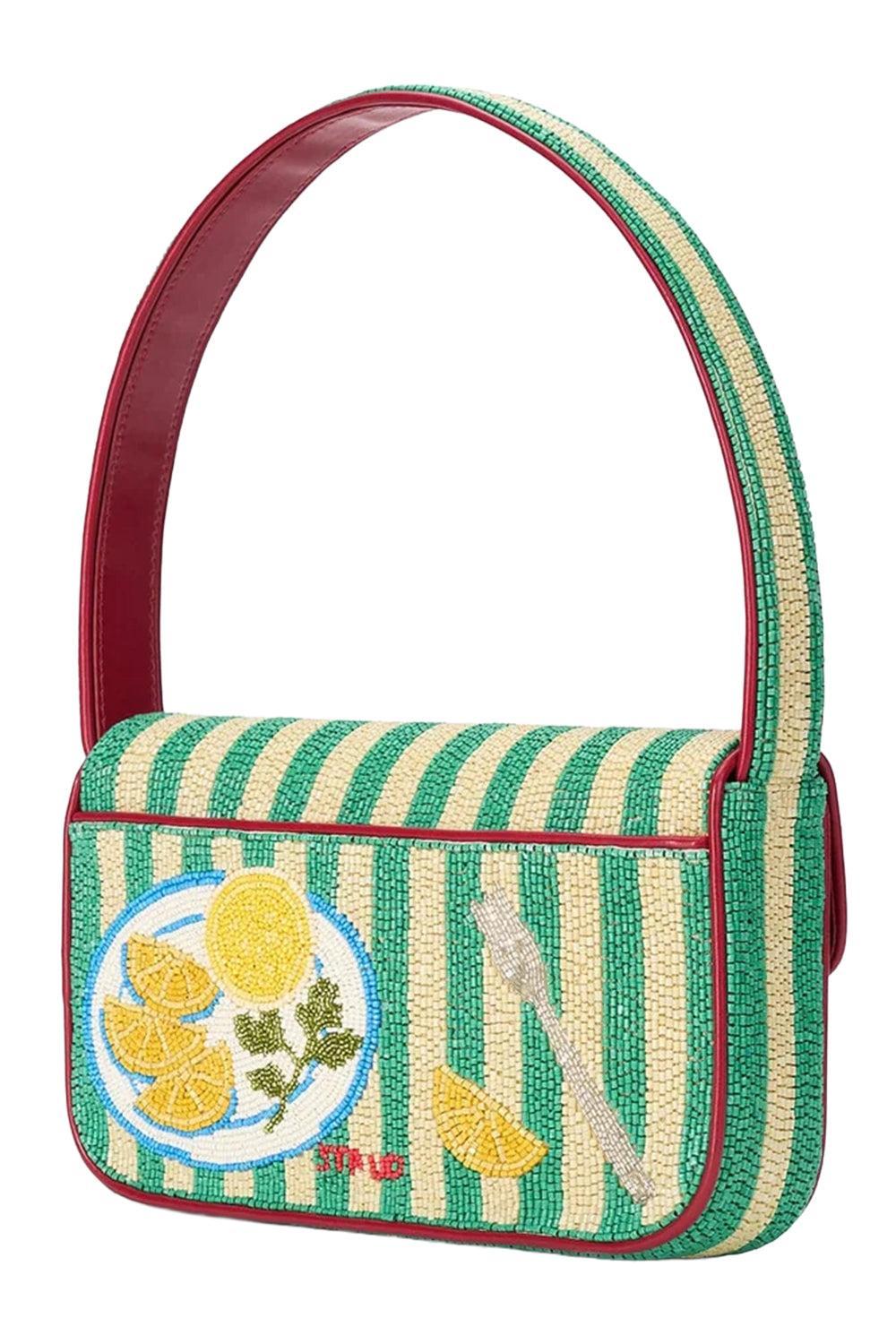 Tommy Beaded Bag - Summer Lobster-NOVELTY-HANDBAGTOP HANDLE-STAUD